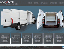 Tablet Screenshot of cargotech.com.pl